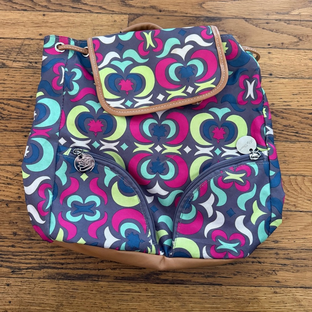 Lily Bloom Drawstring Backpack Bag - image 1